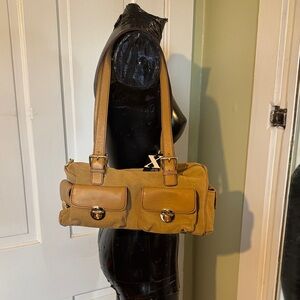 Maxx NY Tan Leather SHOULDER BAG (NWT)